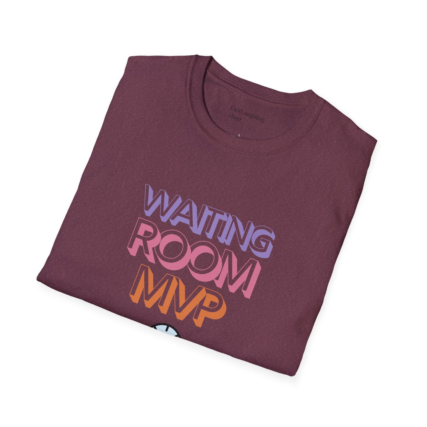 Funny Senior Tee – “Waiting Room MVP” – Sarcastic Retirement Gift, Dark Humor Shirt for Seniors, Funny Aging T-Shirt for Frequent Flyers & Specialist Office Regulars