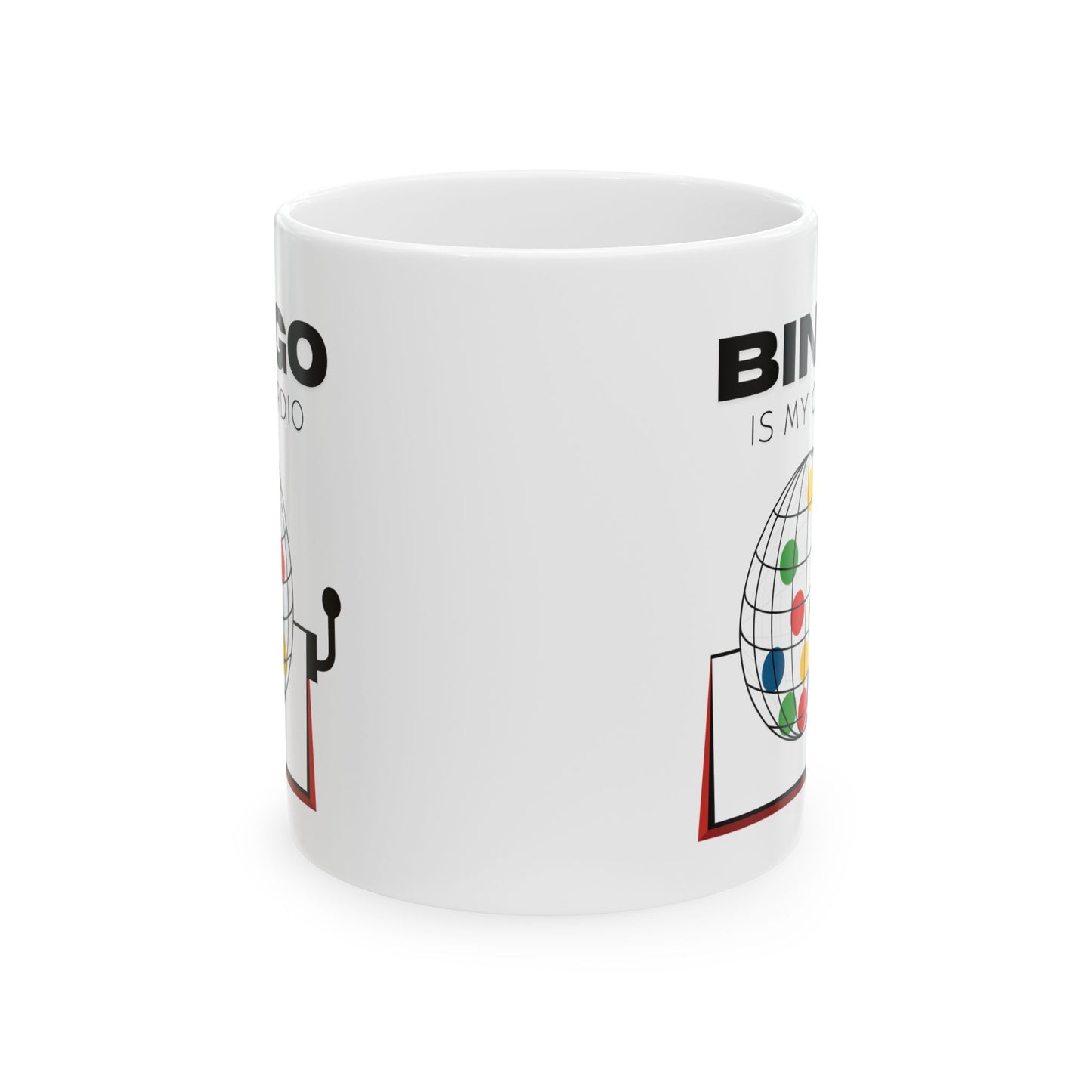 Funny Senior Coffee Mug ‘Bingo Is My Cardio’ – Sarcastic Senior Merch, Dark Humor Coffee Cup, Perfect Retirement Gift for Seniors, Grandparents, and Aging Legends