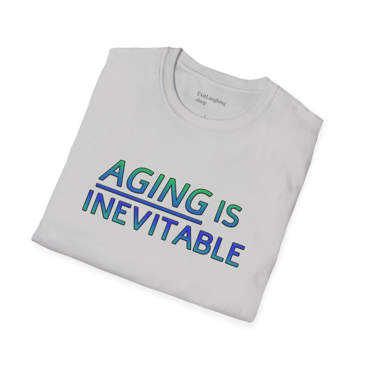 Funny Senior Tee – “Aging Is Inevitable, Dignity Is Optional” – Sarcastic Senior Merch, Dark Humor Shirt & Funny Aging T-Shirt, Perfect Retirement Gift