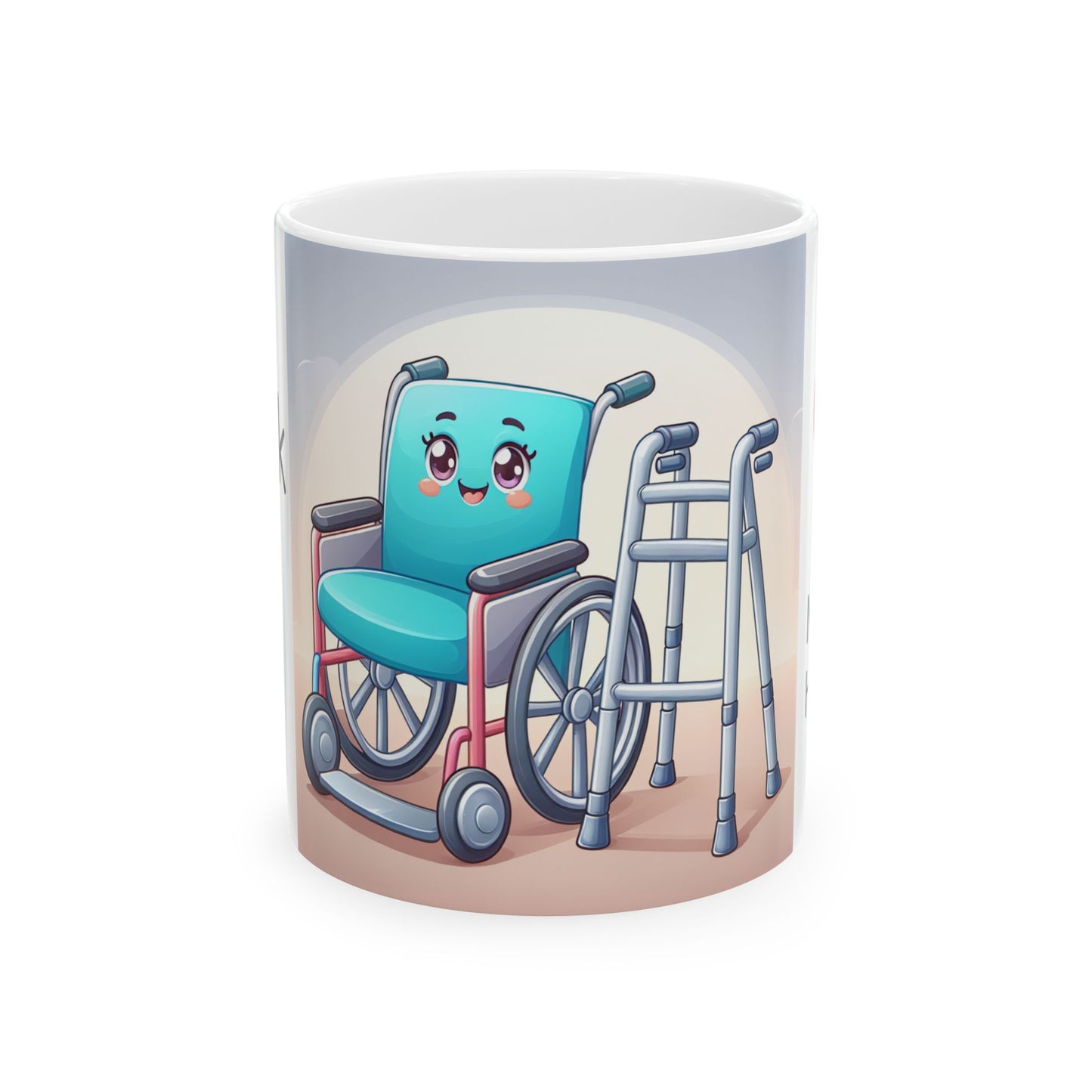 Funny Senior Coffee Mug ‘Break Hips, Not Hearts’ – Sarcastic Senior Merch, Dark Humor Coffee Cup, Perfect Retirement Gift for Seniors, Grandparents, and Aging Legends