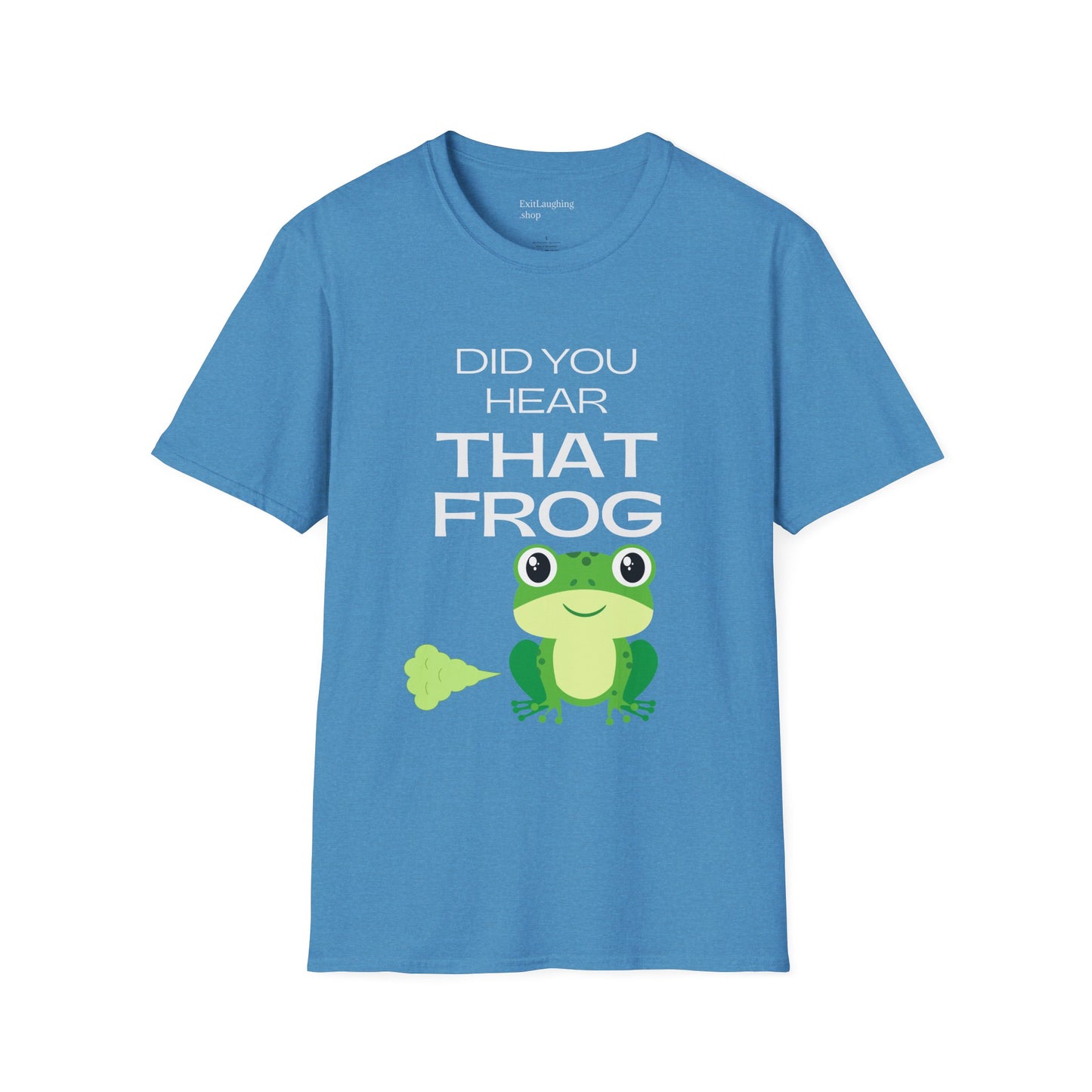 Funny Senior Tee – “Did You Hear That Frog?” – Sarcastic Senior Merch, Dark Humor Shirt & Funny Aging T-Shirt, Perfect Retirement Gift