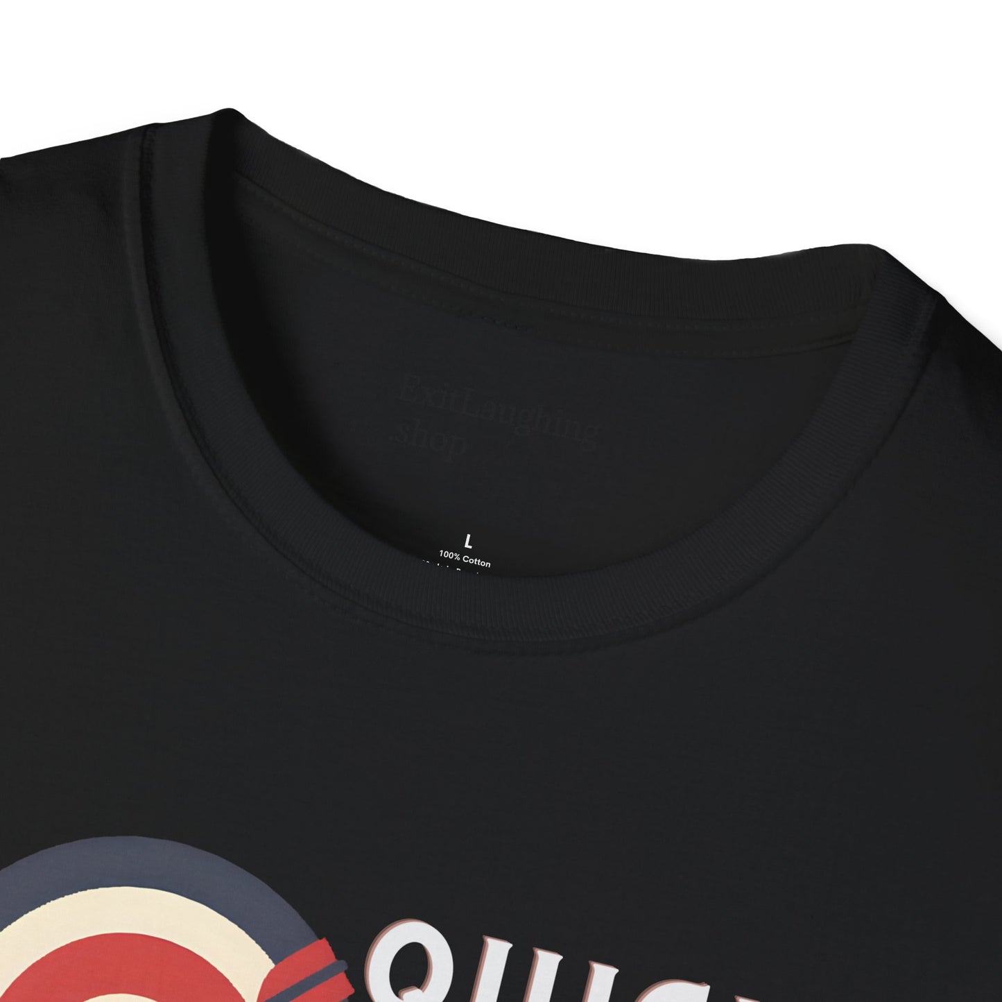 Funny Senior Tee – “Quick on the Draw, Slow on the Stairs” – Sarcastic Senior Merch, Dark Humor Shirt & Funny Aging T-Shirt, Perfect Retirement Gift for Seniors