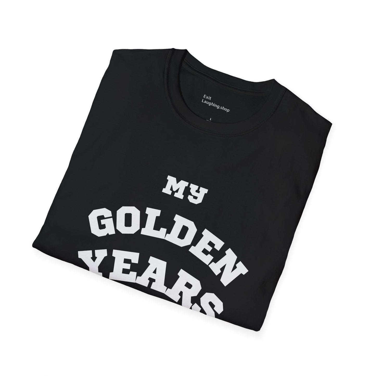Funny Senior Tee – “My Golden Years Are Full of Rust” – Sarcastic Senior Merch, Dark Humor Shirt & Funny Aging T-Shirt, Perfect Retirement Gift for Seniors