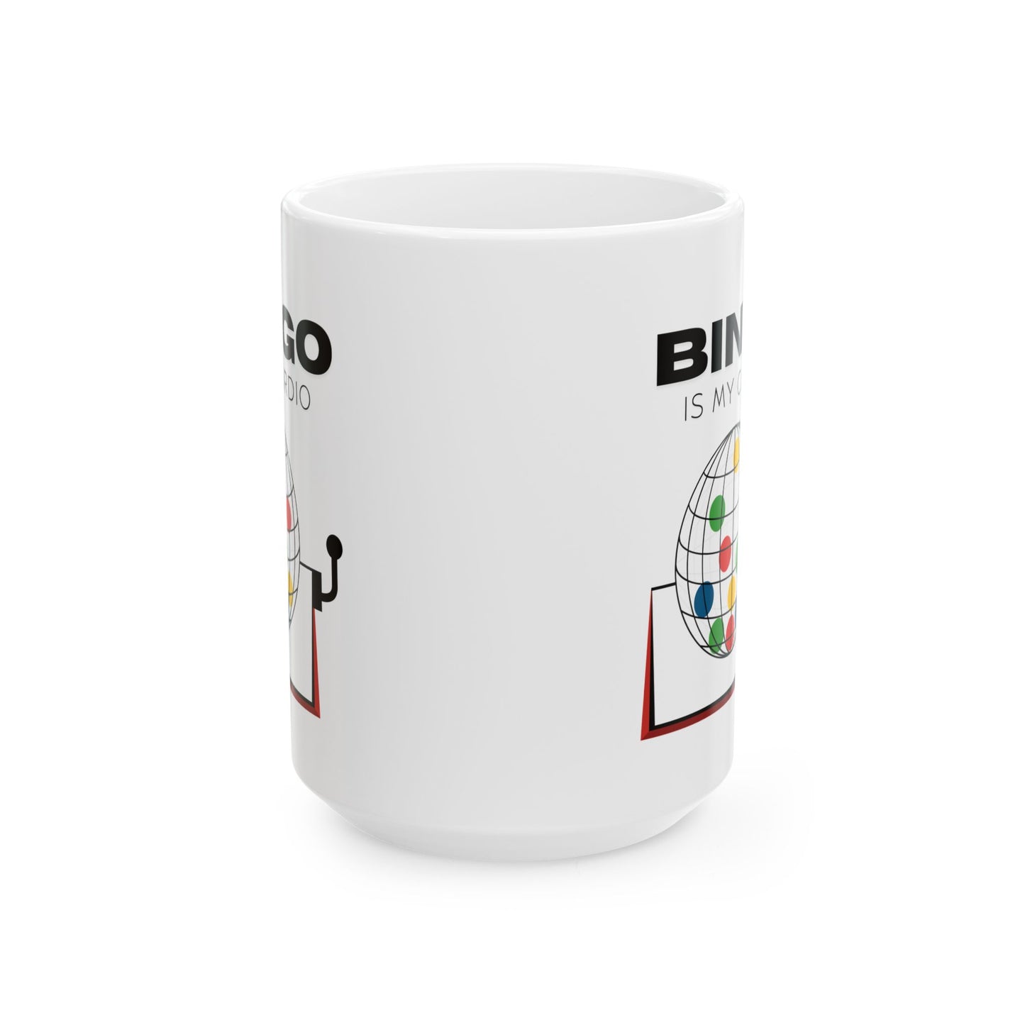 Funny Senior Coffee Mug ‘Bingo Is My Cardio’ – Sarcastic Senior Merch, Dark Humor Coffee Cup, Perfect Retirement Gift for Seniors, Grandparents, and Aging Legends