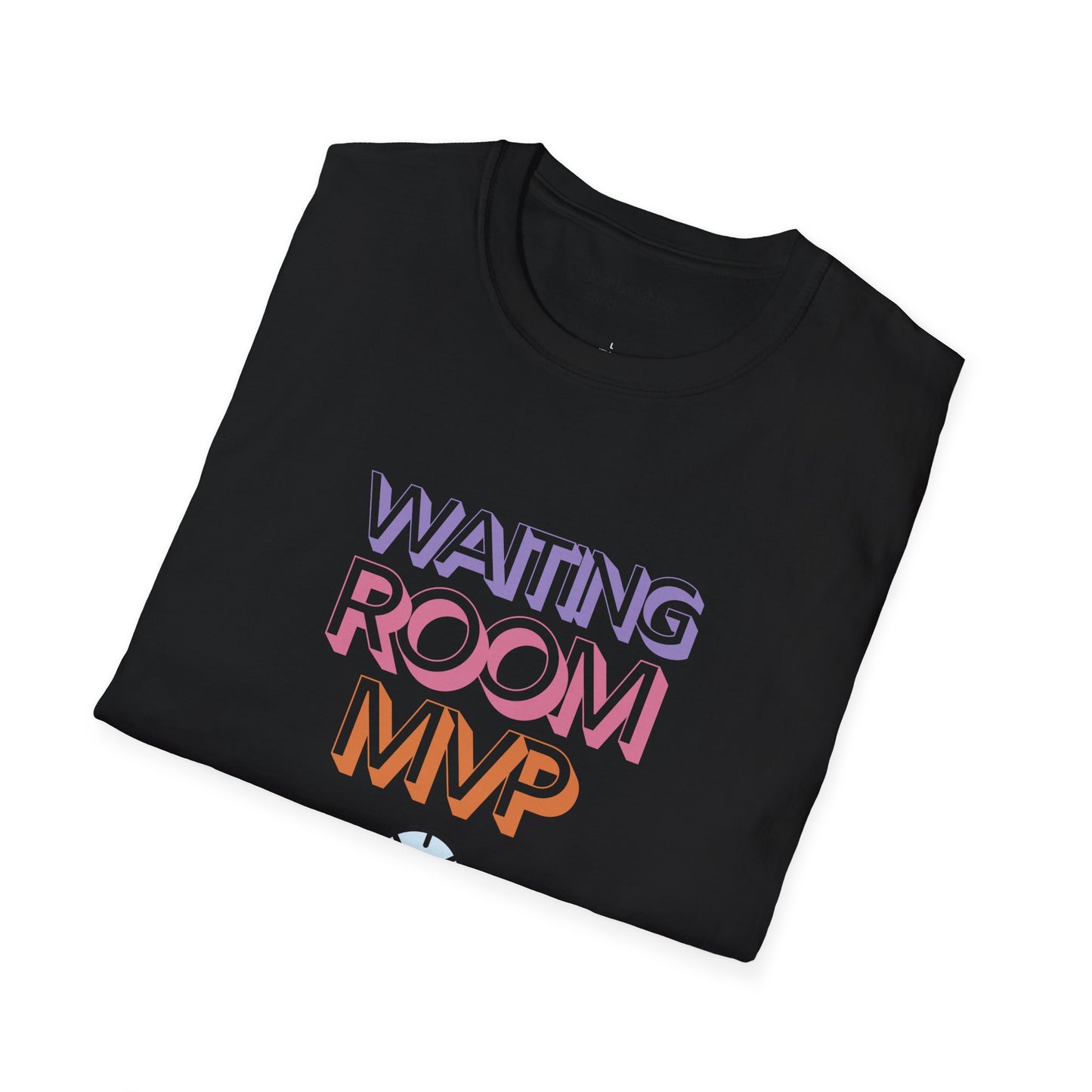 Funny Senior Tee – “Waiting Room MVP” – Sarcastic Retirement Gift, Dark Humor Shirt for Seniors, Funny Aging T-Shirt for Frequent Flyers & Specialist Office Regulars