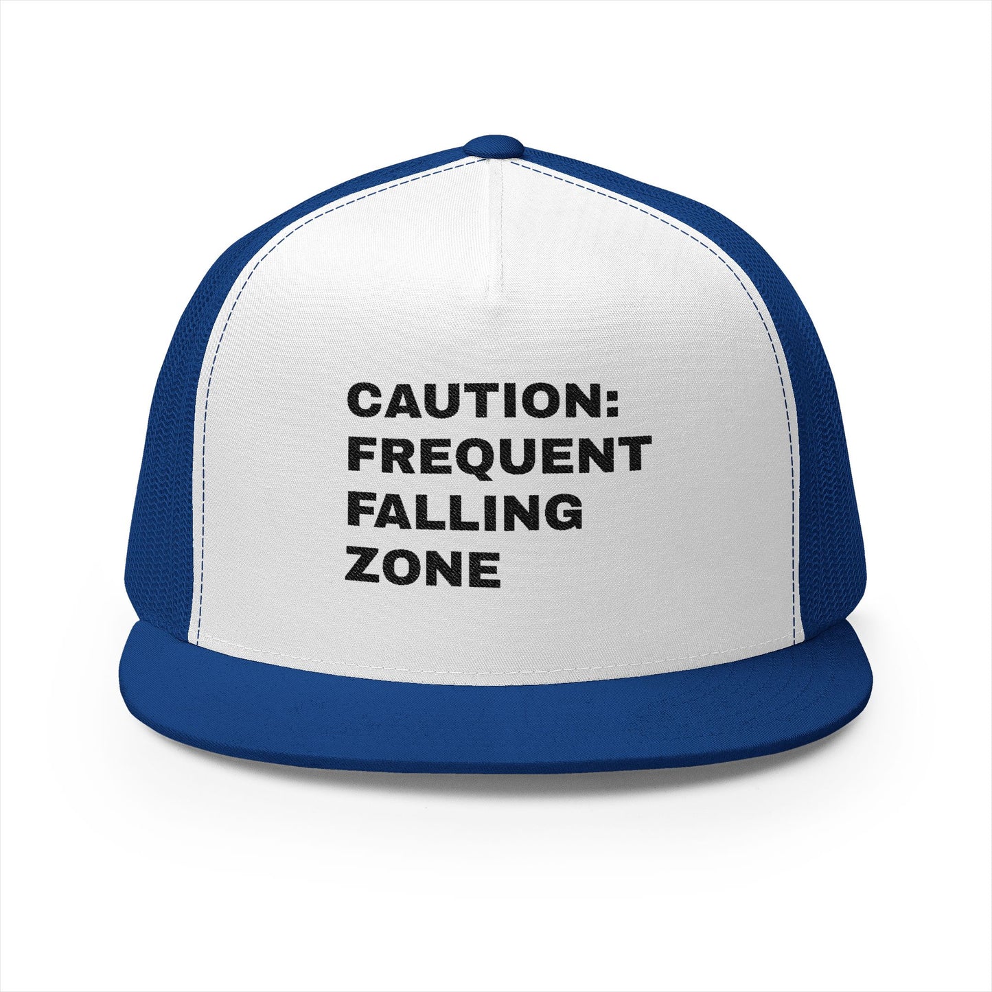 Funny Senior Hat – Caution: Frequent Falling Zone | Sarcastic Senior Merch & Dark Humored Retirement Gift