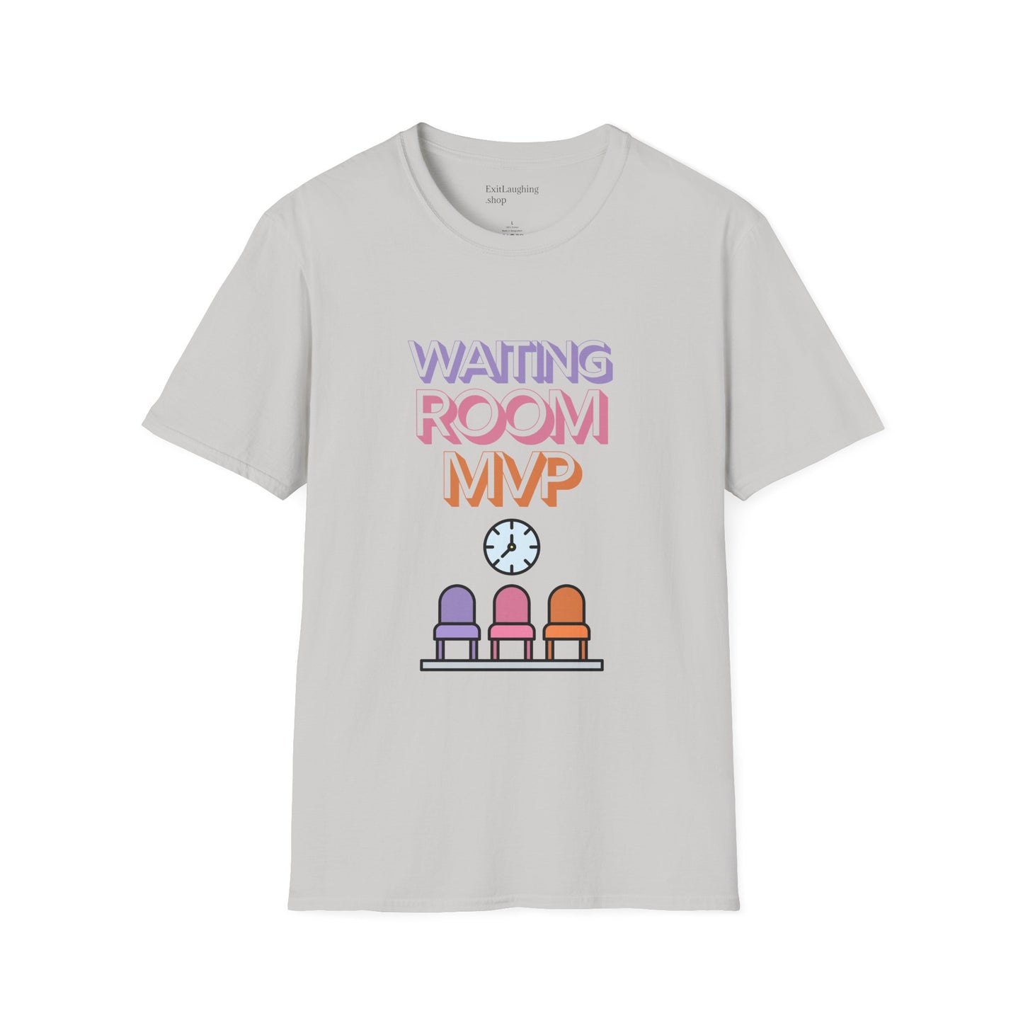 Funny Senior Tee – “Waiting Room MVP” – Sarcastic Retirement Gift, Dark Humor Shirt for Seniors, Funny Aging T-Shirt for Frequent Flyers & Specialist Office Regulars