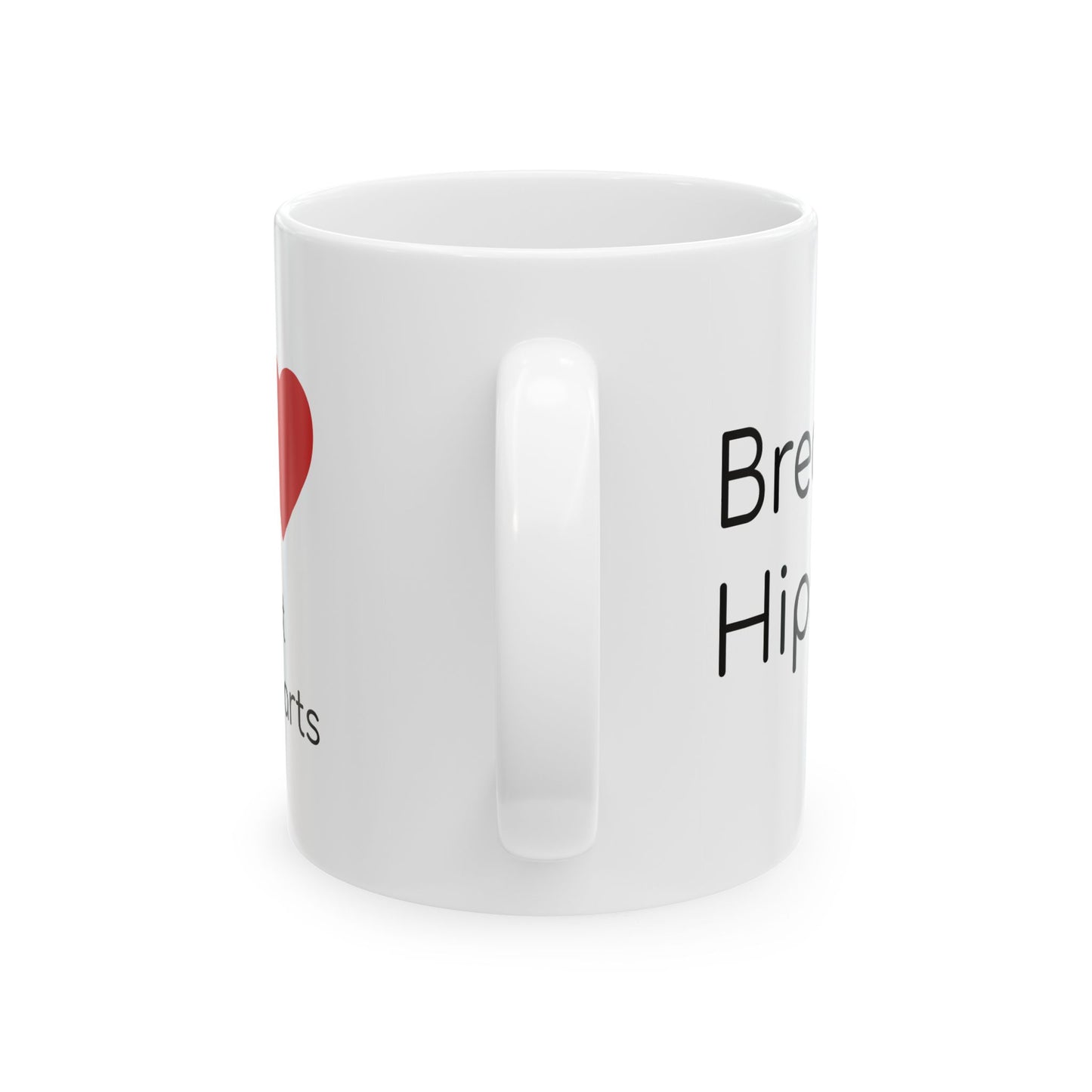 Funny Senior Coffee Mug ‘Break Hips, Not Hearts’ – Sarcastic Senior Merch, Dark Humor Coffee Cup, Perfect Retirement Gift for Seniors, Grandparents, and Aging Legends