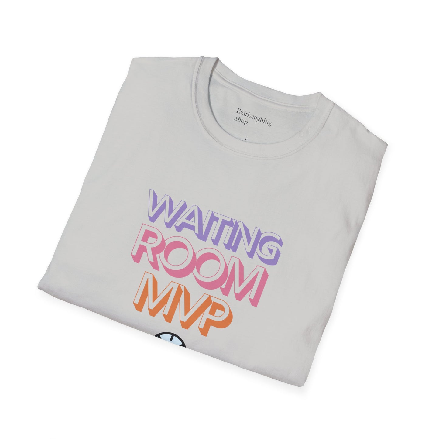 Funny Senior Tee – “Waiting Room MVP” – Sarcastic Retirement Gift, Dark Humor Shirt for Seniors, Funny Aging T-Shirt for Frequent Flyers & Specialist Office Regulars