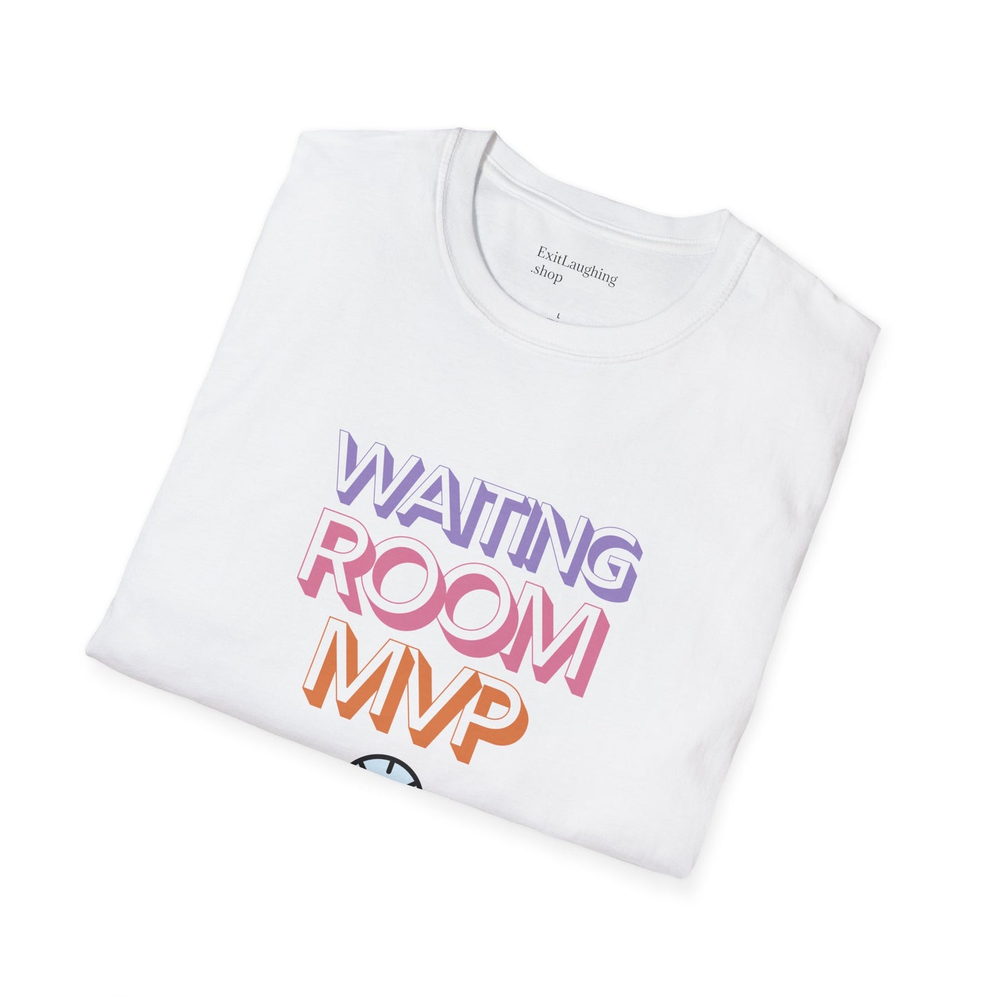 Funny Senior Tee – “Waiting Room MVP” – Sarcastic Retirement Gift, Dark Humor Shirt for Seniors, Funny Aging T-Shirt for Frequent Flyers & Specialist Office Regulars