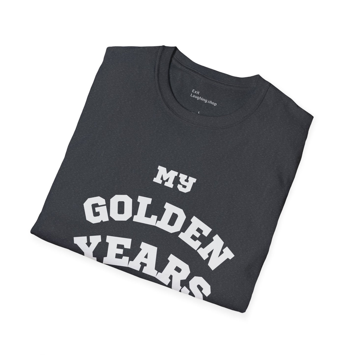 Funny Senior Tee – “My Golden Years Are Full of Rust” – Sarcastic Senior Merch, Dark Humor Shirt & Funny Aging T-Shirt, Perfect Retirement Gift for Seniors