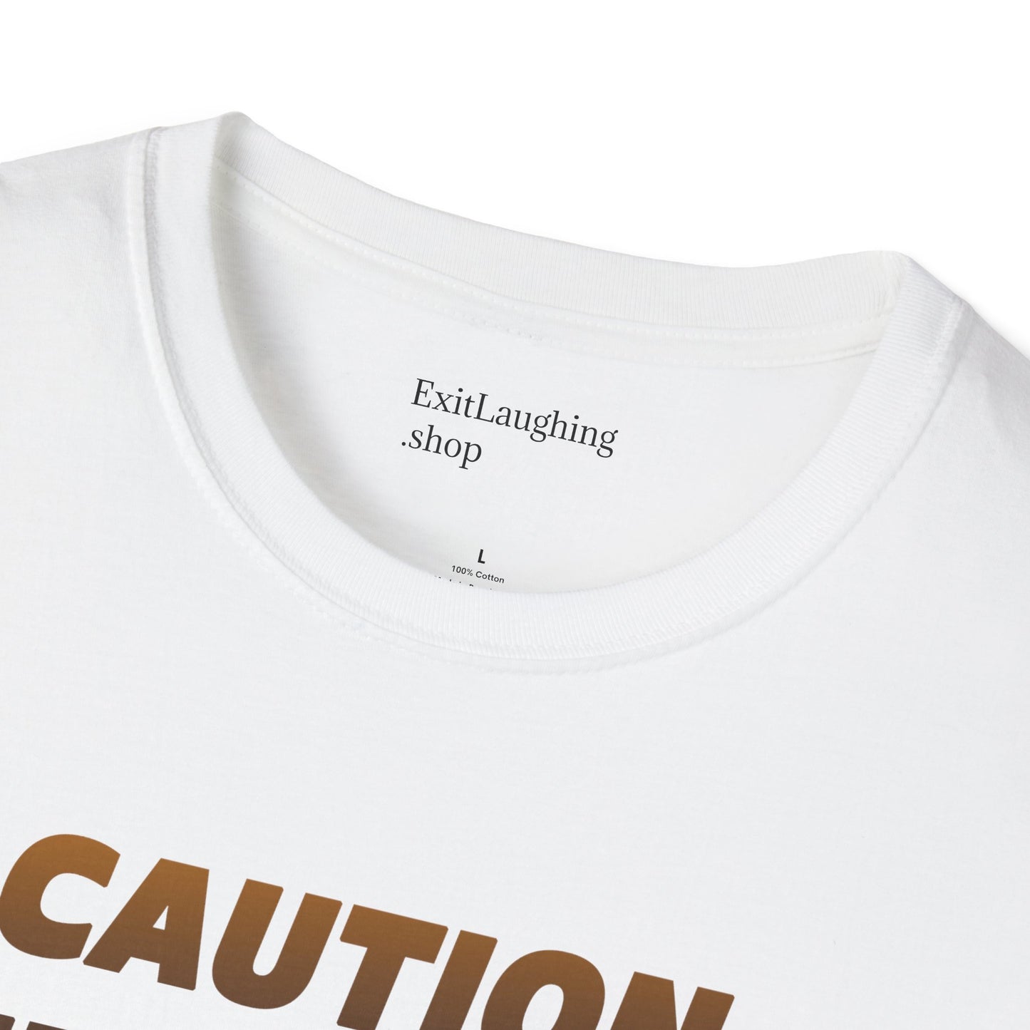 Funny Senior Tee – “Caution: Frequent Falling Zone” – Sarcastic Senior Merch, Dark Humor Shirt & Funny Aging T-Shirt, Perfect Retirement Gift for Seniors Who Trip Over Air