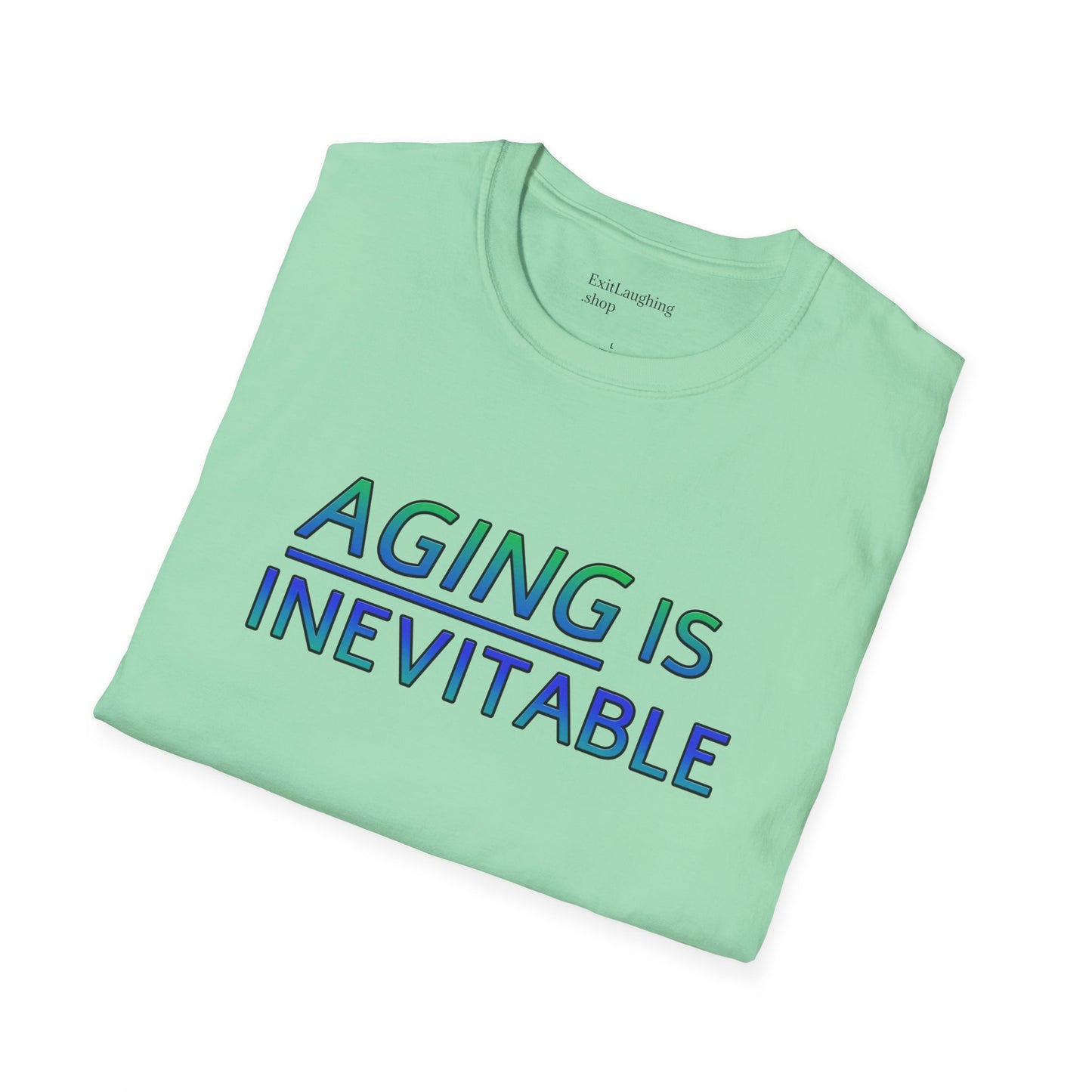 Funny Senior Tee – “Aging Is Inevitable, Dignity Is Optional” – Sarcastic Senior Merch, Dark Humor Shirt & Funny Aging T-Shirt, Perfect Retirement Gift