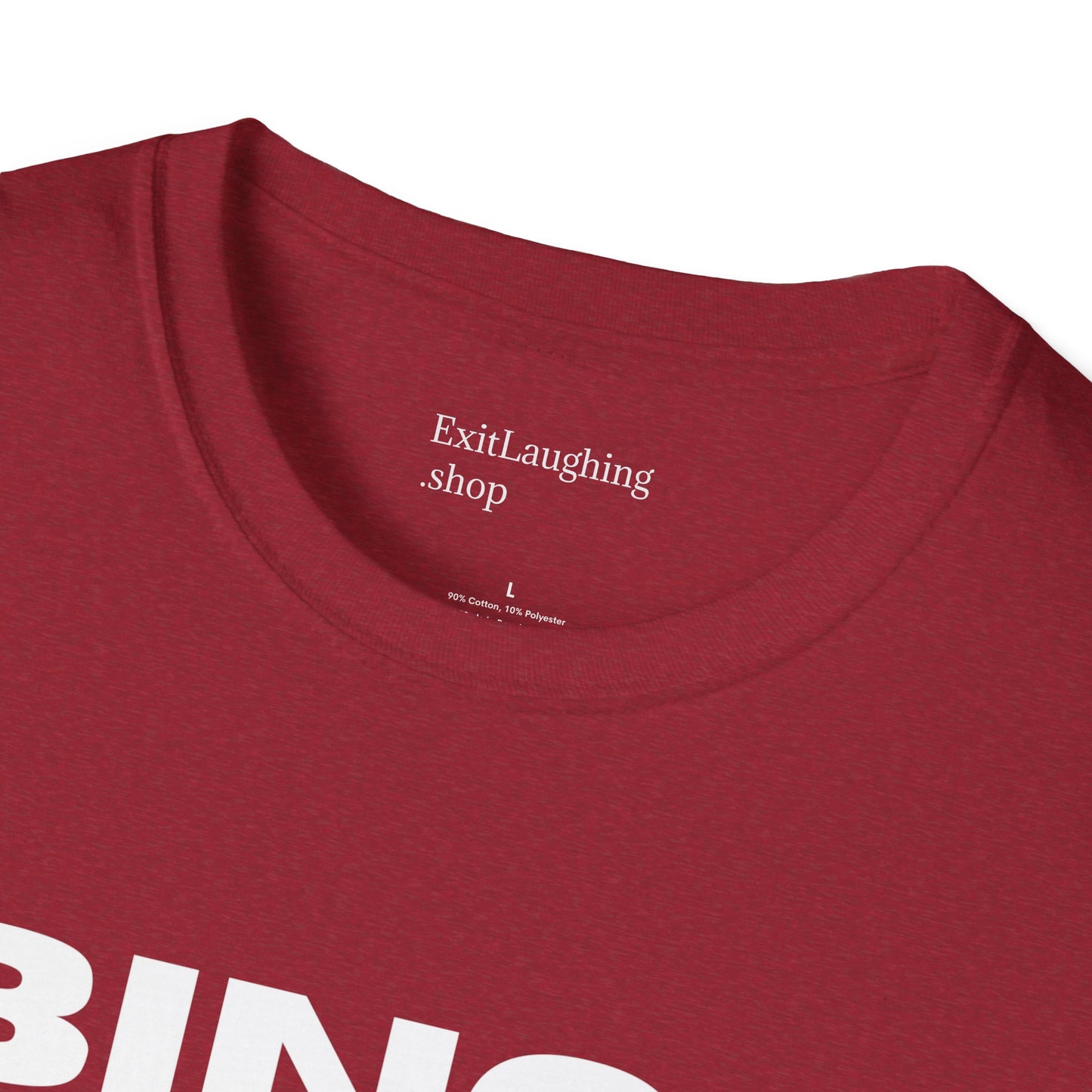 Funny Senior Tee – “BINGO Is My Cardio” – Sarcastic Senior Merch, Dark Humor Shirt & Funny Aging T-Shirt, Perfect Retirement Gift for Seniors