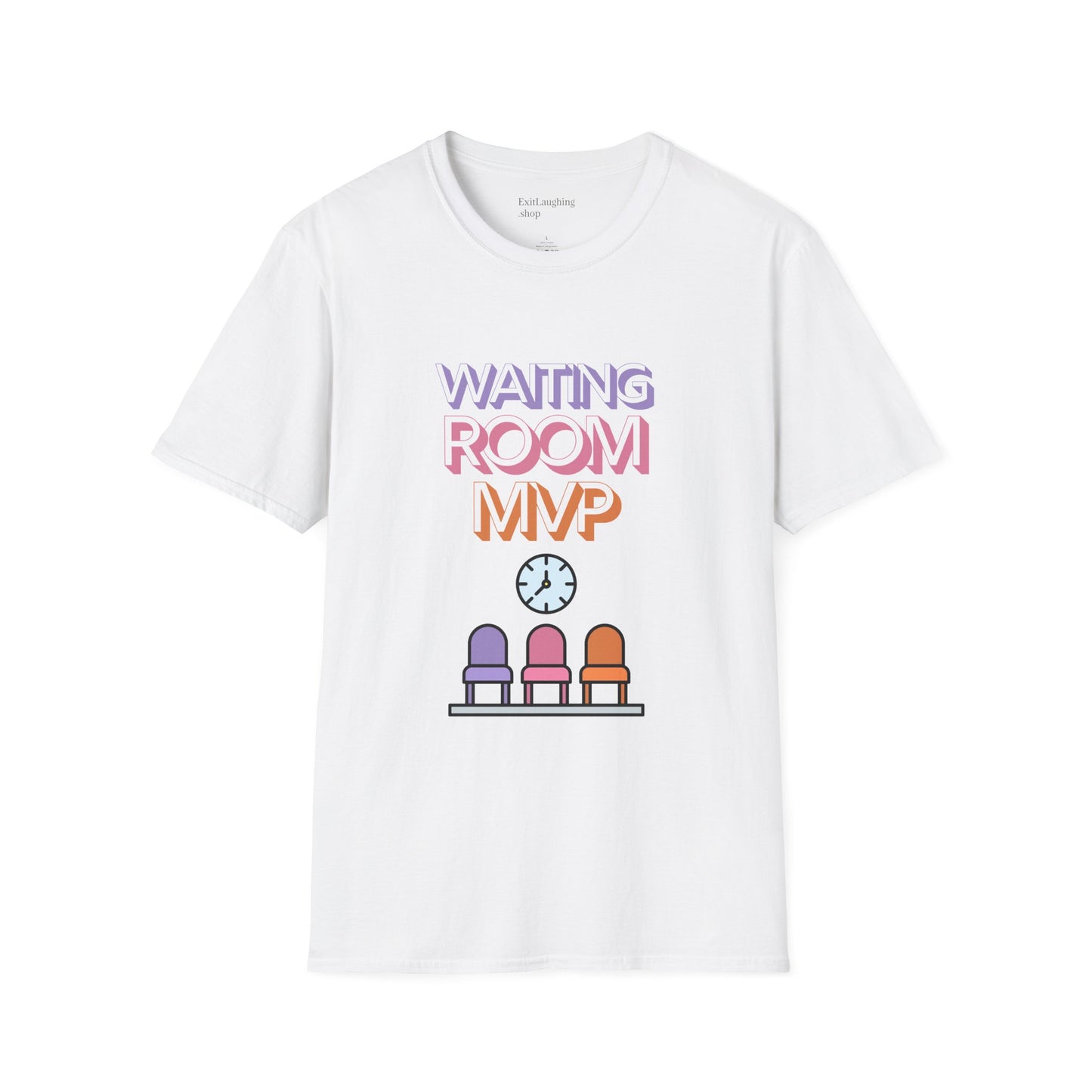 Funny Senior Tee – “Waiting Room MVP” – Sarcastic Retirement Gift, Dark Humor Shirt for Seniors, Funny Aging T-Shirt for Frequent Flyers & Specialist Office Regulars