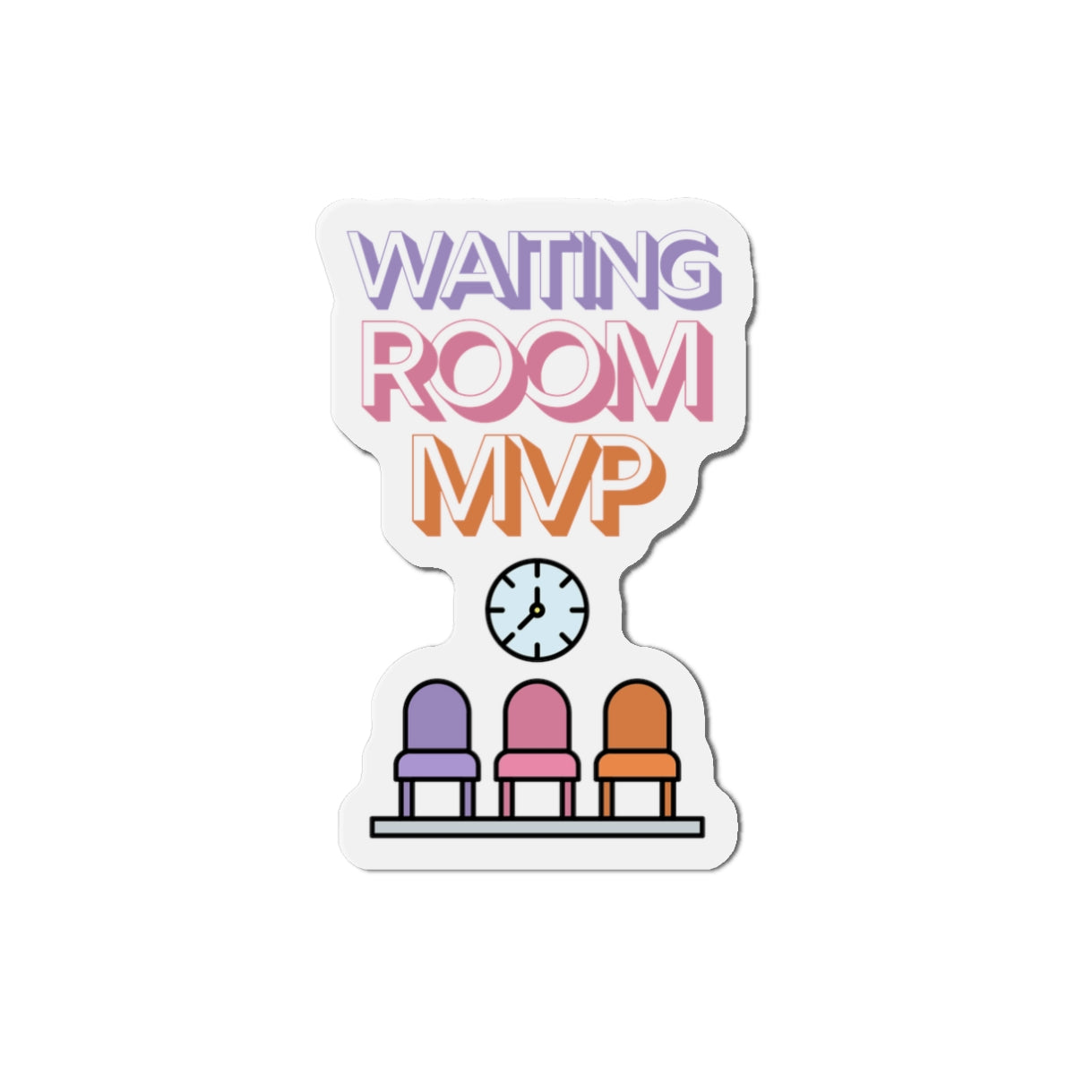 Funny Senior Magnet Gift – Dark Humor Die-Cut Magnet for Fridge, Locker, or Scooter – Small, Sassy & Hilarious!