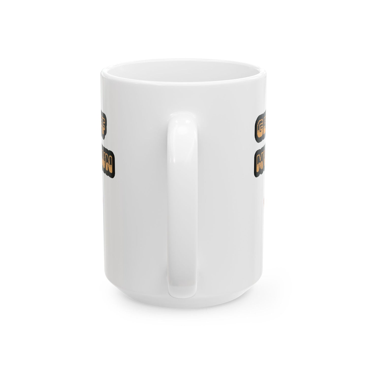 Funny Senior Coffee Mug ‘Get Off My Lawn’ – Sarcastic Senior Merch, Dark Humor Coffee Cup, Perfect Retirement Gift for Seniors, Grandparents, and Aging Legends