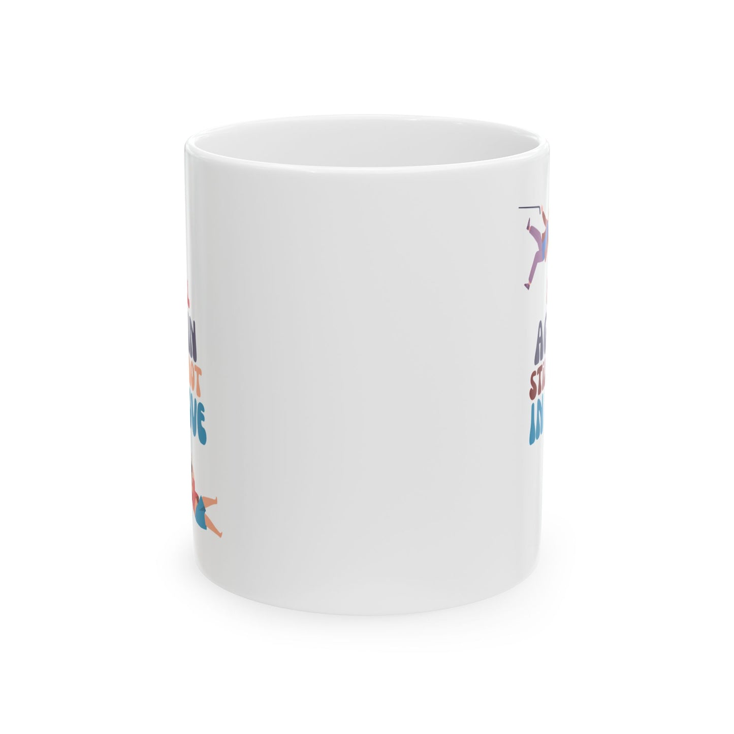 Funny Senior Coffee Mug ‘Fell Again. Still Not In Love.’ – Sarcastic Senior Merch, Dark Humor Coffee Cup, Perfect Retirement Gift for Seniors, Grandparents, and Aging Legends