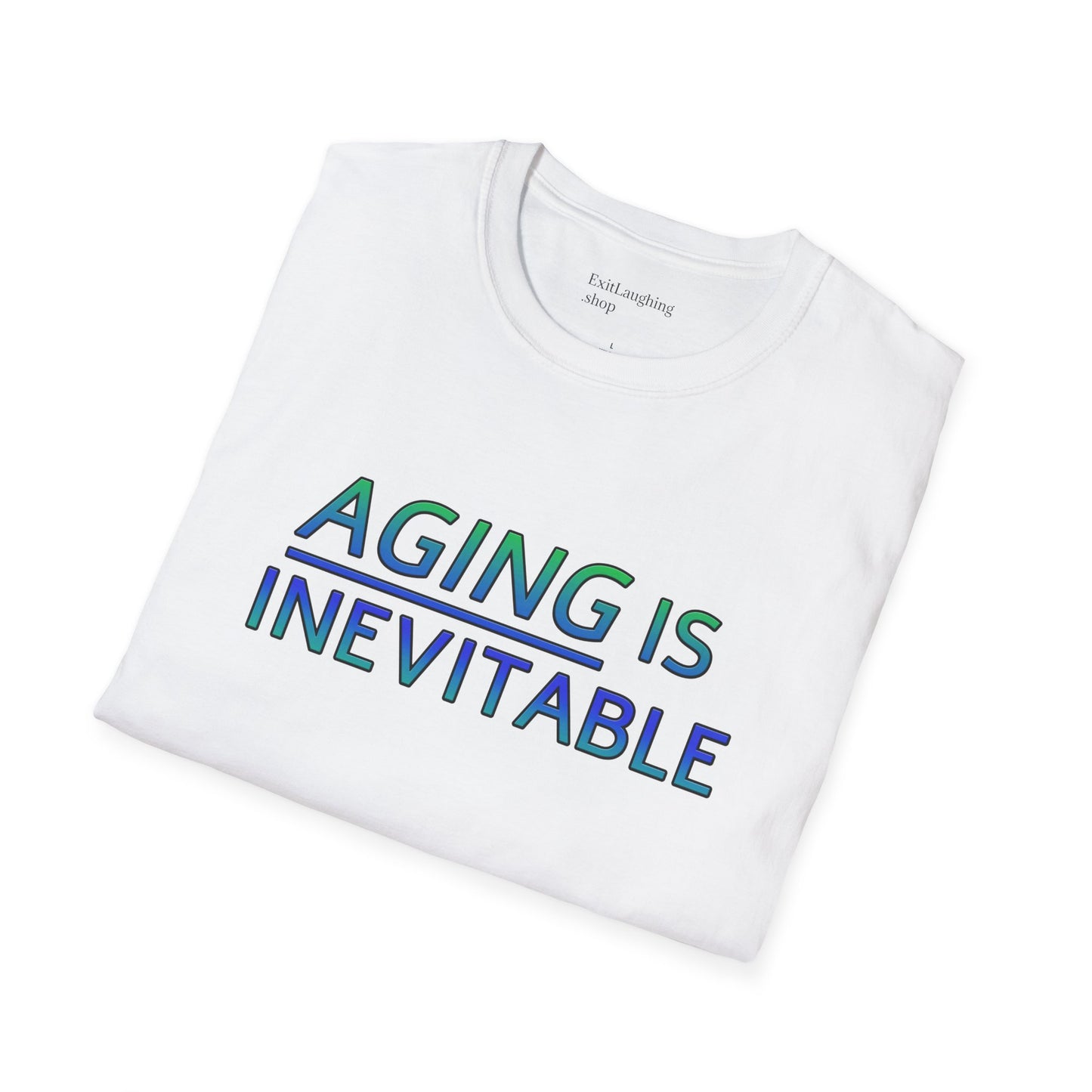 Funny Senior Tee – “Aging Is Inevitable, Dignity Is Optional” – Sarcastic Senior Merch, Dark Humor Shirt & Funny Aging T-Shirt, Perfect Retirement Gift