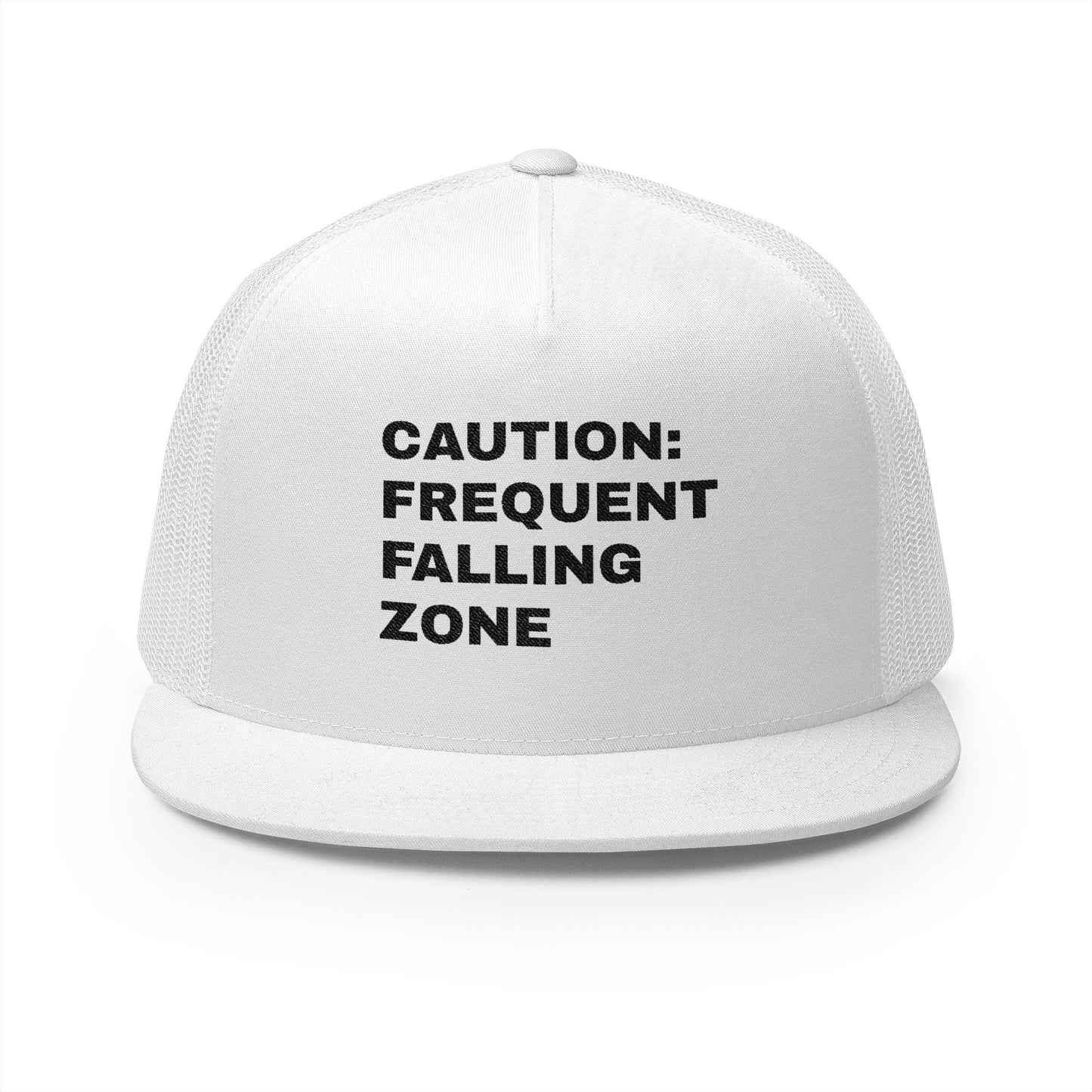 Funny Senior Hat – Caution: Frequent Falling Zone | Sarcastic Senior Merch & Dark Humored Retirement Gift