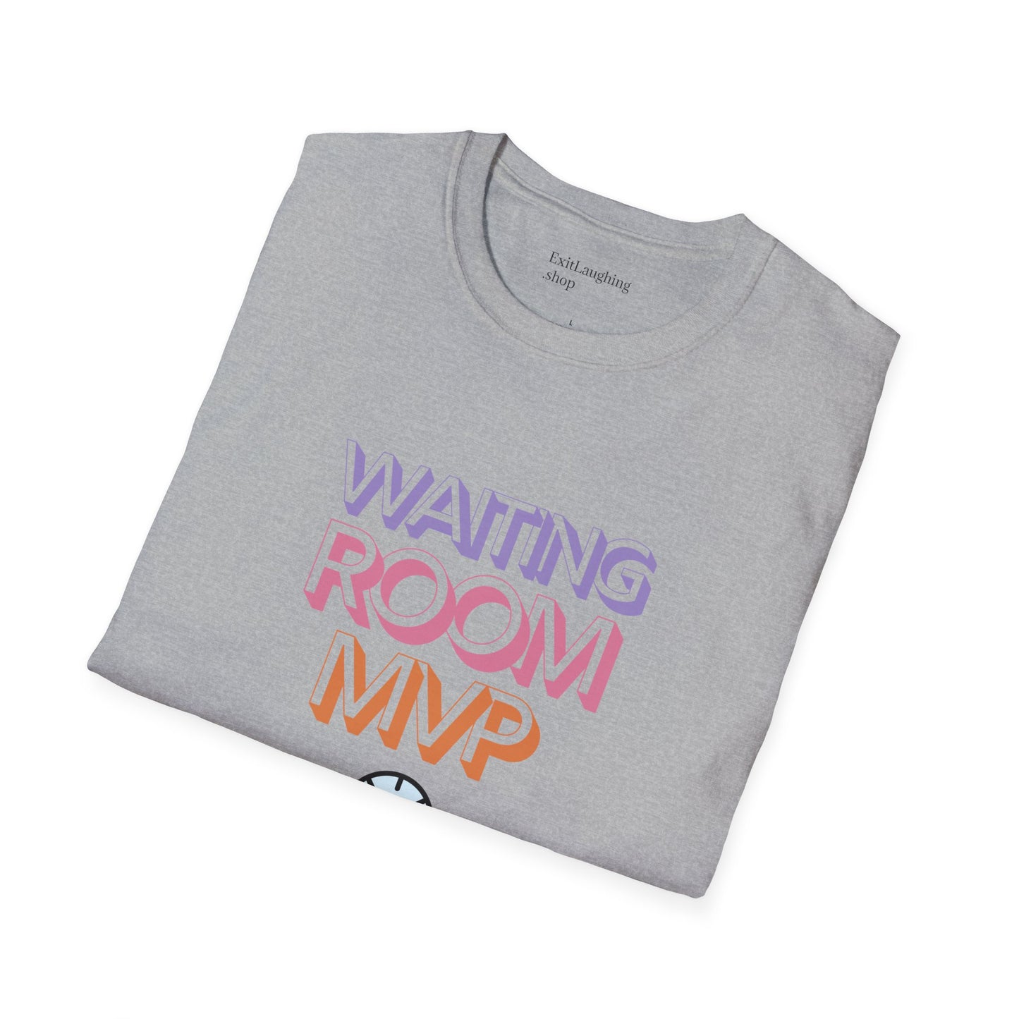 Funny Senior Tee – “Waiting Room MVP” – Sarcastic Retirement Gift, Dark Humor Shirt for Seniors, Funny Aging T-Shirt for Frequent Flyers & Specialist Office Regulars