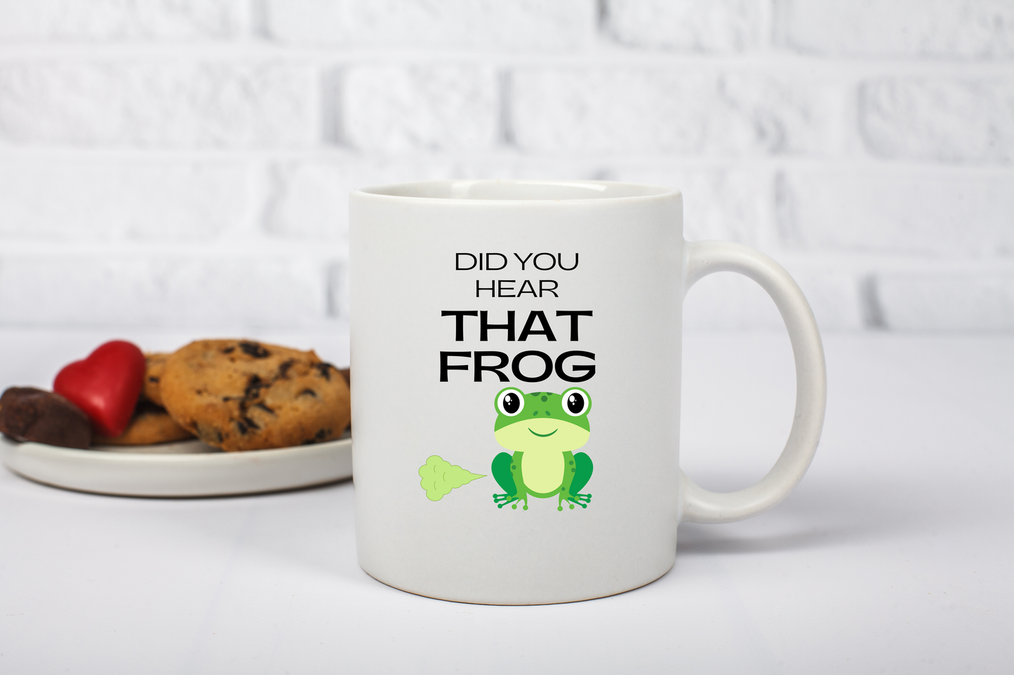 Funny Senior Coffee Mug ‘Did You Hear That Frog?’ – Sarcastic Senior Merch, Dark Humor Coffee Cup, Perfect Retirement Gift for Seniors, Grandparents, and Aging Legends